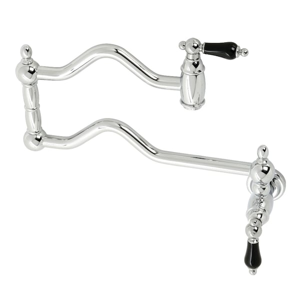 KS2101PKL Duchess Wall Mount Pot Filler, Polished Chrome